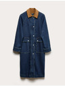 Marks & Spencer Džínsový podlhovastý kabát Marks & Spencer námorná modrá