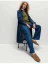 Marks & Spencer Džínsový podlhovastý kabát Marks & Spencer námorná modrá