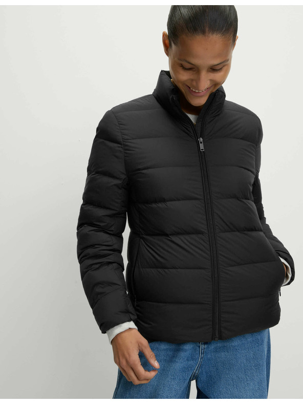 Marks & Spencer Prešívaná skladateľná bunda s perím a páperím Marks & Spencer čierna