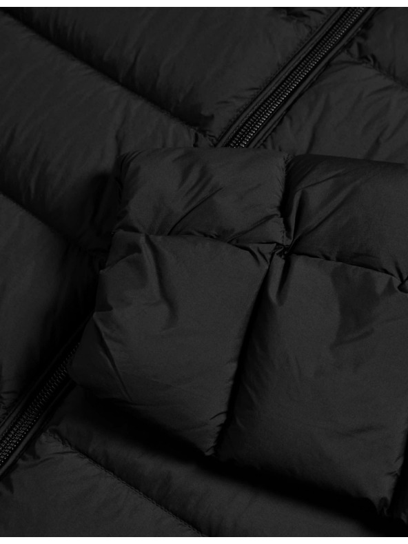 Marks & Spencer Prešívaná skladateľná bunda s perím a páperím Marks & Spencer čierna