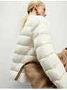 Marks & Spencer Prešívaná skladateľná bunda s perím a páperím Marks & Spencer smotanová