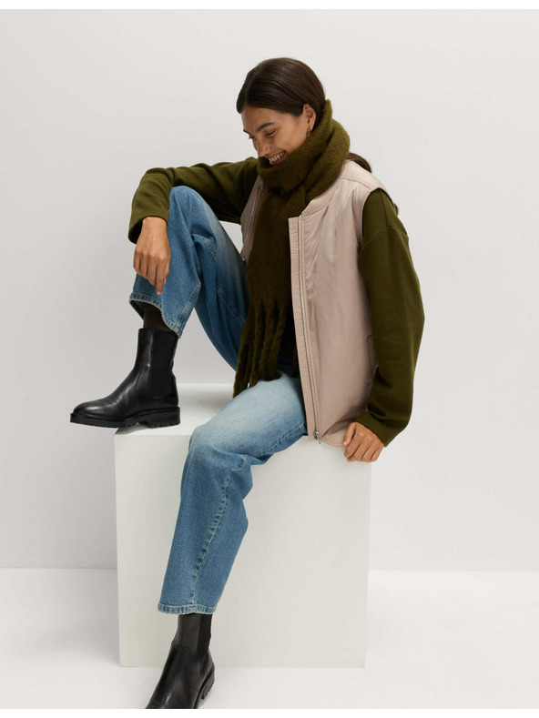 Marks & Spencer Zateplená vesta Marks & Spencer béžová