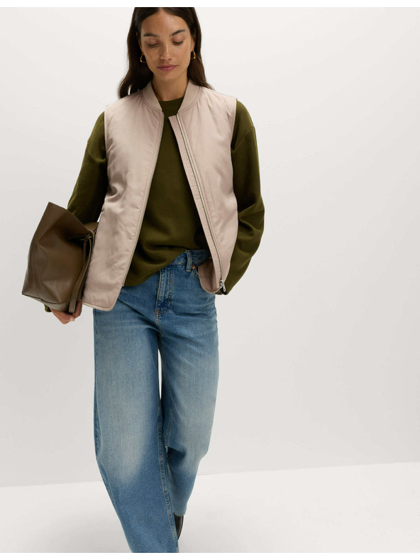 Marks & Spencer Zateplená vesta Marks & Spencer béžová