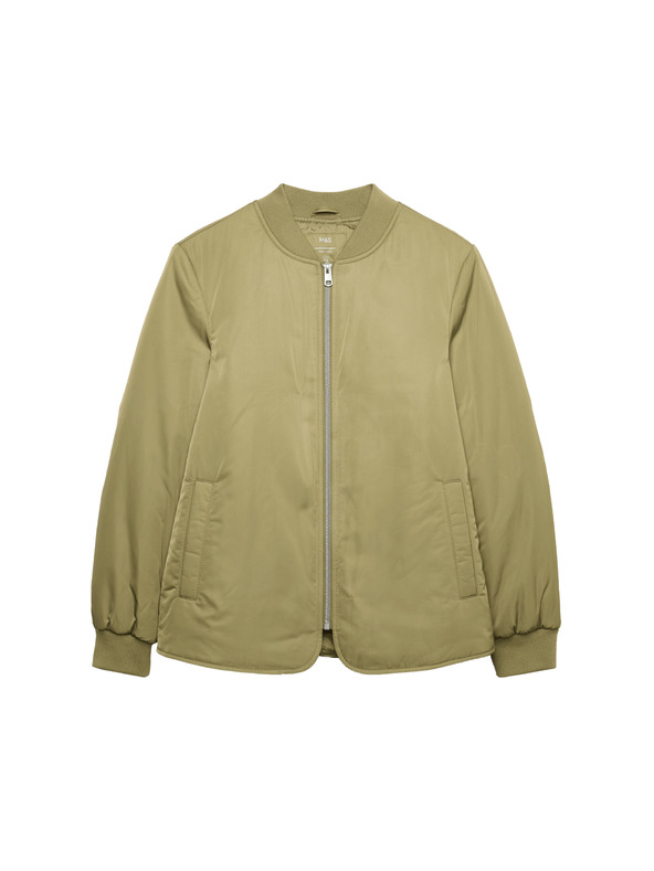 Marks & Spencer Prešívaná bunda Stormwear™ Marks & Spencer zelená