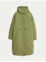Marks & Spencer Dlhý prešívaný kabát s kapucňou s technológiou Thermowarmth™ Marks & Spencer zelená