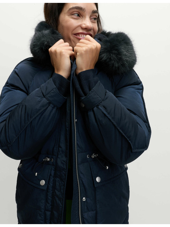 Marks & Spencer Prešívaný kabát s technológiou Thermowarmth™ Marks & Spencer námorná modrá