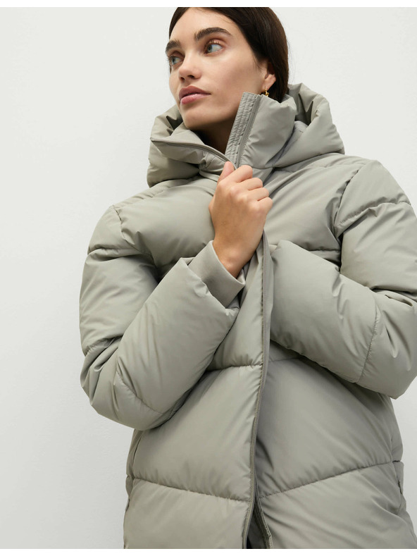 Marks & Spencer Pogumovaný prešívaný kabát s technológiou Thermowarmth™ a výplňou Marks & Spencer béžová