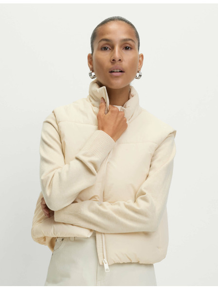 Marks & Spencer Krátka prešívaná vesta s technológiou Thermowarmth™ Marks & Spencer béžová