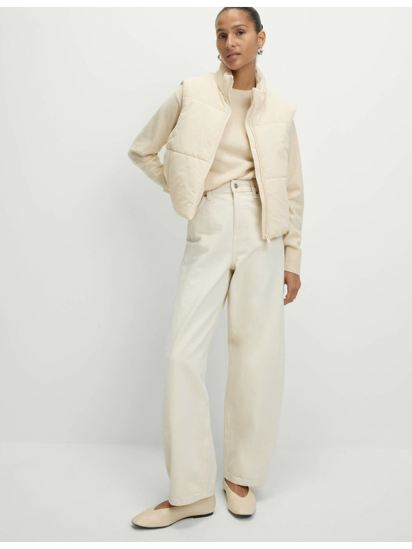 Marks & Spencer Krátka prešívaná vesta s technológiou Thermowarmth™ Marks & Spencer béžová