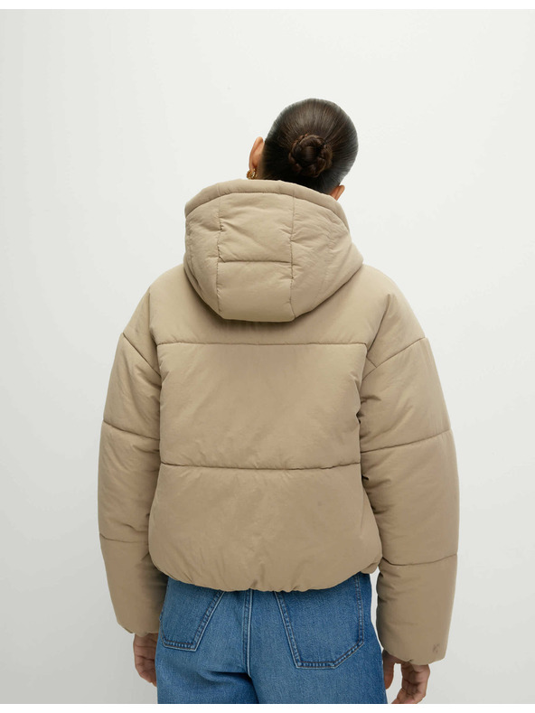 Marks & Spencer Prešívaná bunda s kapucňou s technológiou Thermowarmth™ Marks & Spencer hnedá