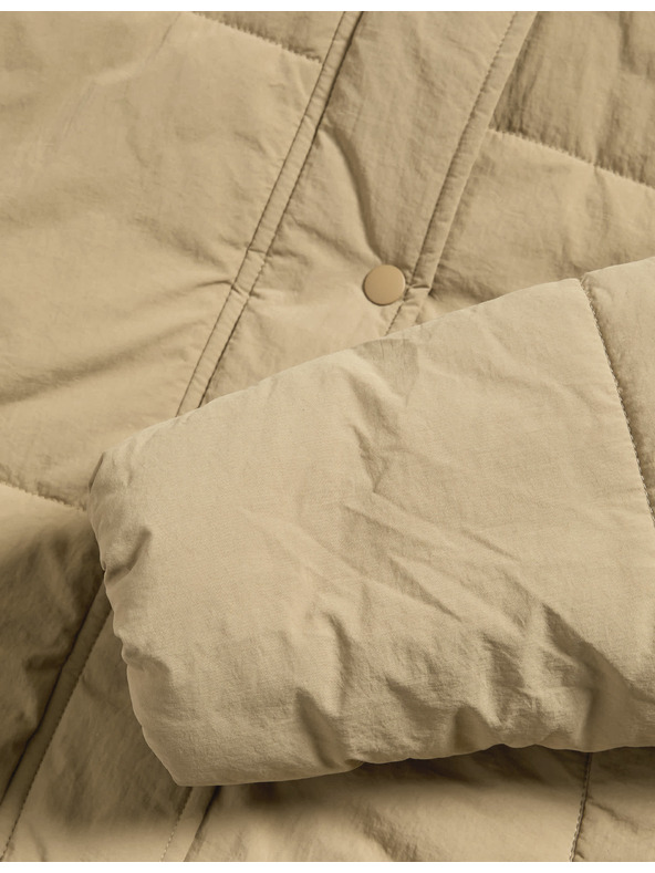 Marks & Spencer Prešívaná bunda s kapucňou s technológiou Thermowarmth™ Marks & Spencer hnedá