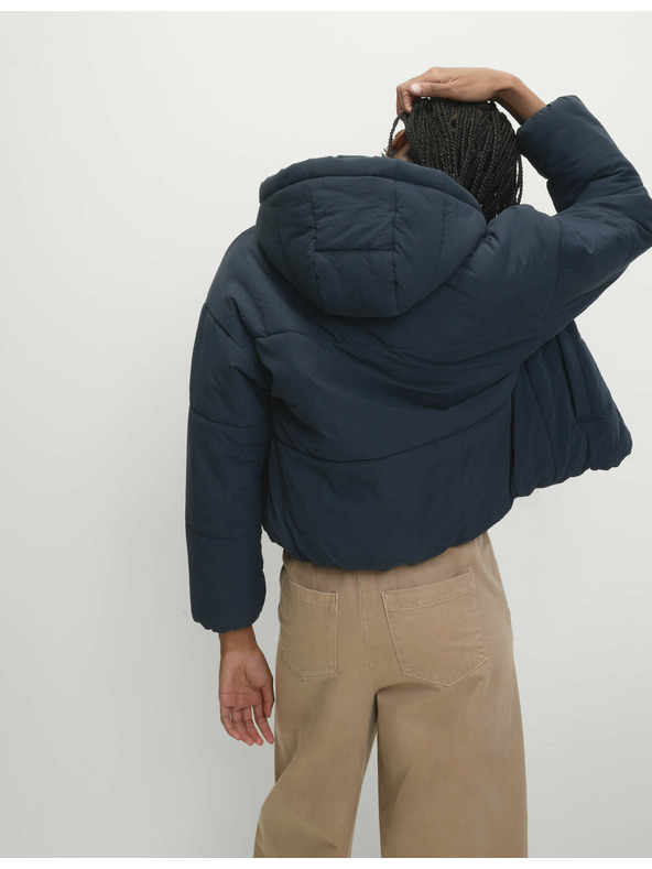 Marks & Spencer Prešívaná bunda s kapucňou s technológiou Thermowarmth™ Marks & Spencer námorná modrá