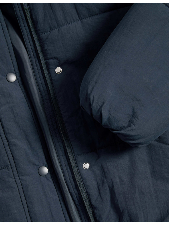 Marks & Spencer Prešívaná bunda s kapucňou s technológiou Thermowarmth™ Marks & Spencer námorná modrá