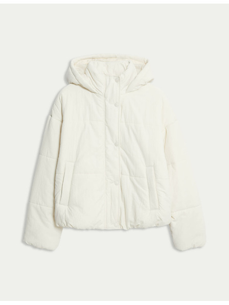 Marks & Spencer Prešívaná bunda s kapucňou s technológiou Thermowarmth™ Marks & Spencer béžová