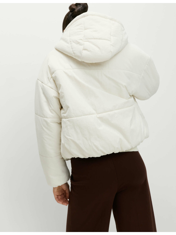 Marks & Spencer Prešívaná bunda s kapucňou s technológiou Thermowarmth™ Marks & Spencer béžová