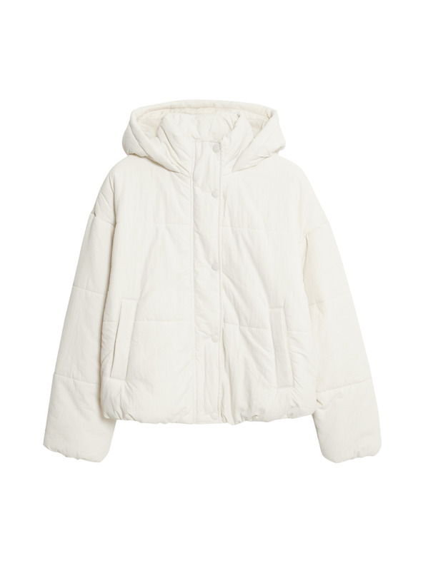 Marks & Spencer Prešívaná bunda s kapucňou s technológiou Thermowarmth™ Marks & Spencer béžová