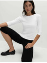 Marks & Spencer Top úzkeho strihu, z čistej bavlny Marks & Spencer biela