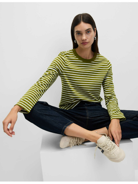 Marks & Spencer Top z čistej bavlny pre každodenné nosenie Marks & Spencer zelená