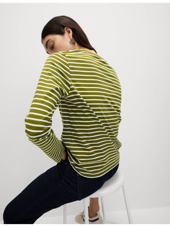 Marks & Spencer Top z čistej bavlny pre každodenné nosenie Marks & Spencer zelená