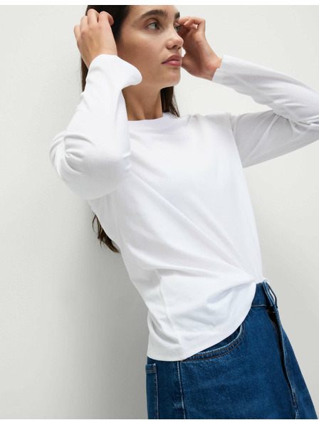 Marks & Spencer Top z čistej bavlny pre každodenné nosenie Marks & Spencer biela