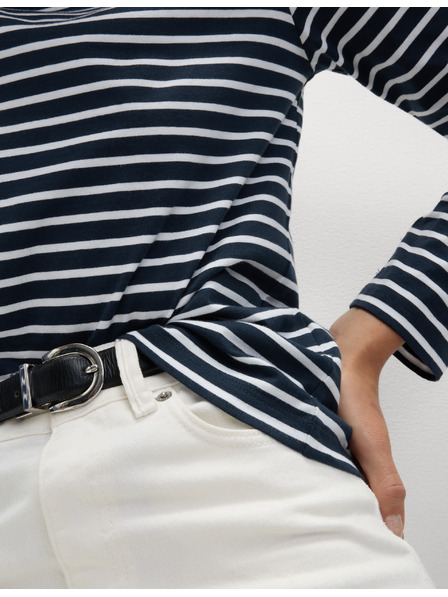 Marks & Spencer Top z čistej bavlny pre každodenné nosenie Marks & Spencer námorná modrá