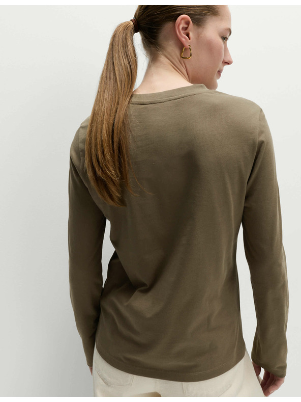 Marks & Spencer Top z čistej bavlny pre každodenné nosenie Marks & Spencer zelená