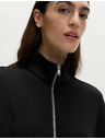 Marks & Spencer Neoprénová mikina na zips, so stojačkou Marks & Spencer čierna