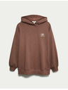 Marks & Spencer Mikina s kapucňou a potlačou, z čistej bavlny Marks & Spencer hnedá