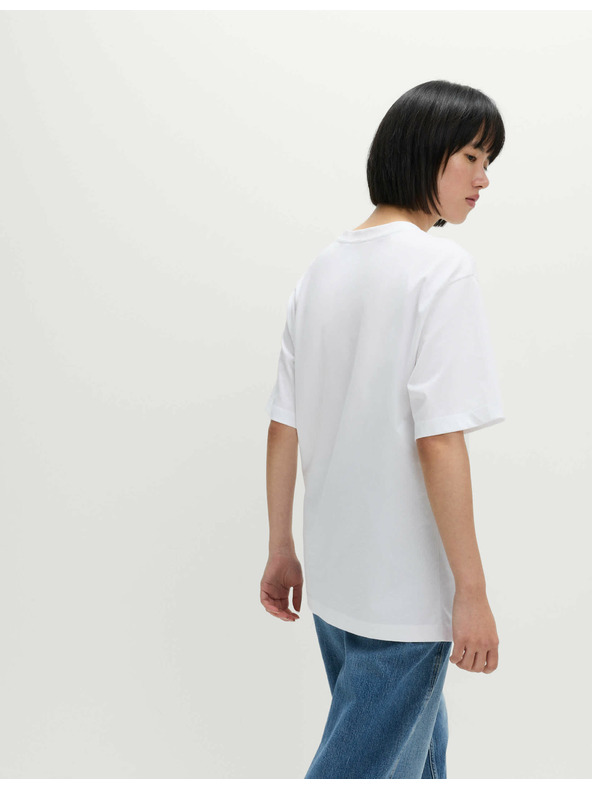 Marks & Spencer Tričko nadmernej veľkosti s nápisom, z čistej bavlny Marks & Spencer hnedá