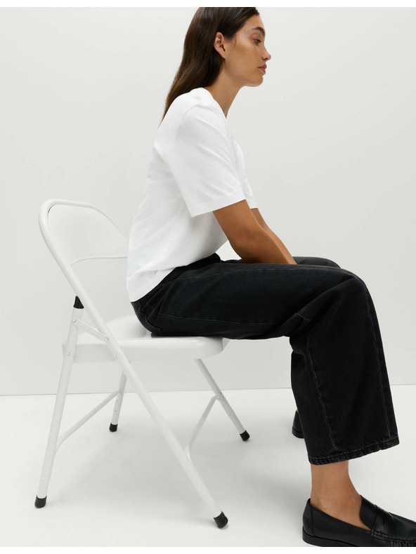 Marks & Spencer Zdobené tričko Lucky z čistej bavlny Marks & Spencer biela