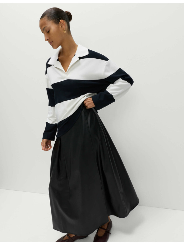 Marks & Spencer Pruhovaný pohodlný rugby top Marks & Spencer námorná modrá