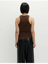 Marks & Spencer Trblietavý top, s vysokým podielom bavlny Marks & Spencer hnedá