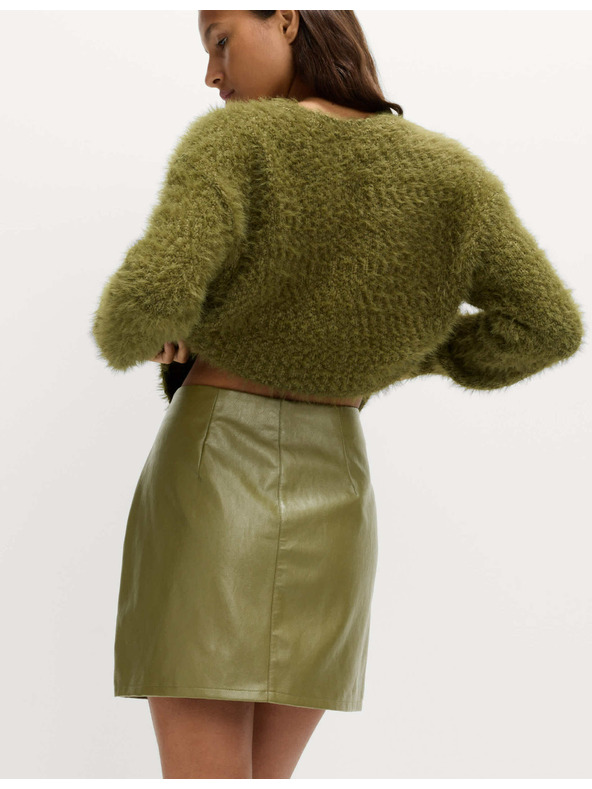 Marks & Spencer Mini sukňa z umelej kože Marks & Spencer zelená