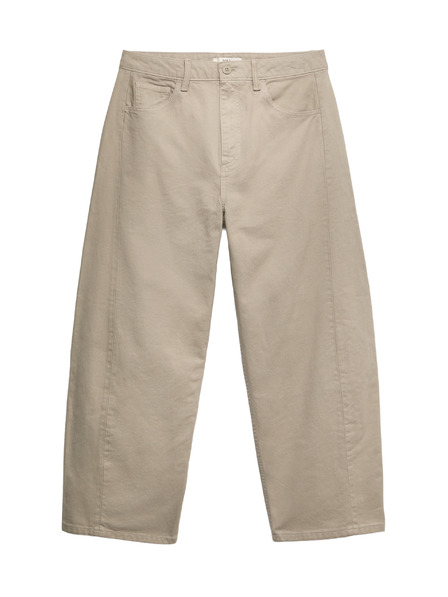 Marks & Spencer Nohavice z čistej bavlny v strihu podkovy Marks & Spencer béžová