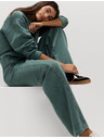 Marks & Spencer Voľné tepláky z čistej bavlny Marks & Spencer zelená
