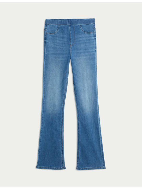 Marks & Spencer Džegíny s rozšírenými nohavicami Marks & Spencer námorná modrá