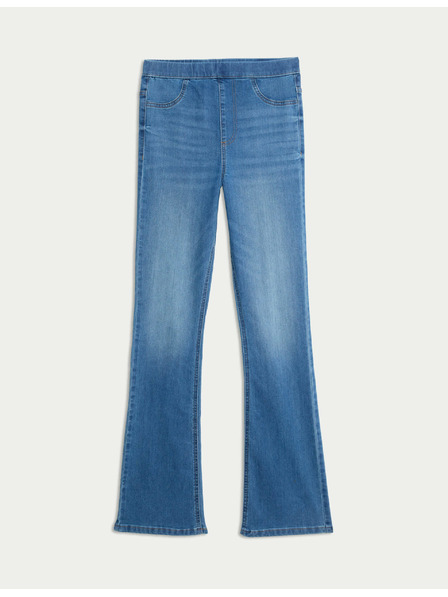 Marks & Spencer Džegíny s rozšírenými nohavicami Marks & Spencer námorná modrá