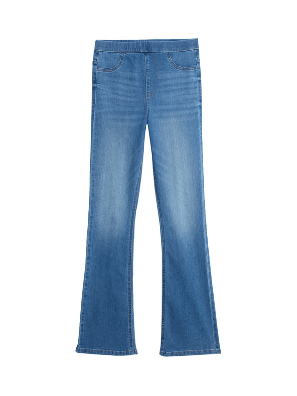 Marks & Spencer Džegíny s rozšírenými nohavicami Marks & Spencer námorná modrá