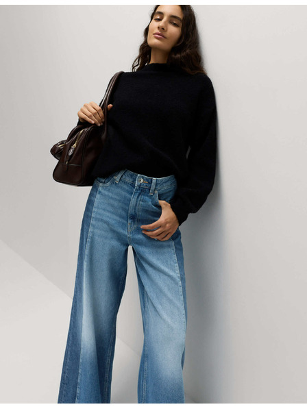 Marks & Spencer Džínsy s voľným strihom Marks & Spencer námorná modrá