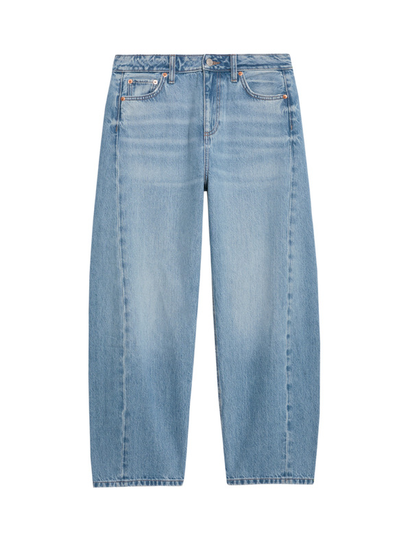 Marks & Spencer Rovné džínsy so stredne vysokým sedom Marks & Spencer námorná modrá