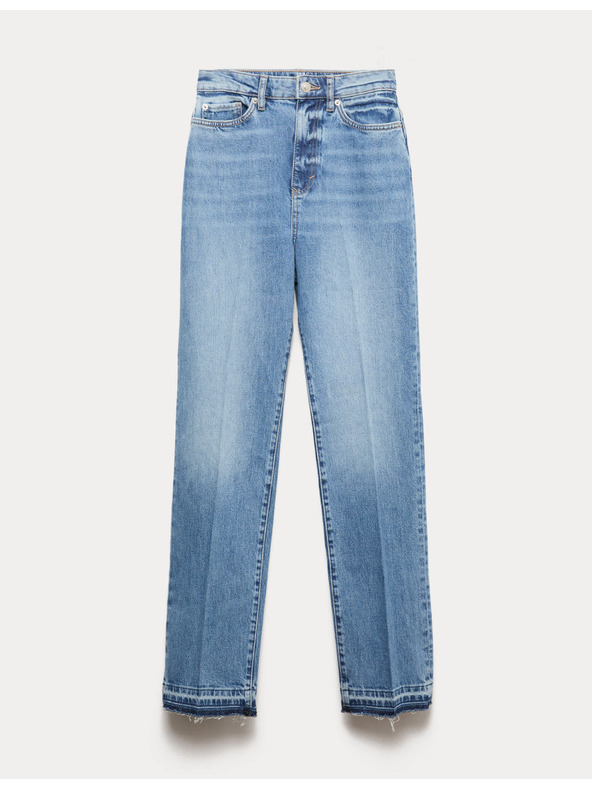 Marks & Spencer Úzke džínsy so stredne vysokým pásom Marks & Spencer námorná modrá