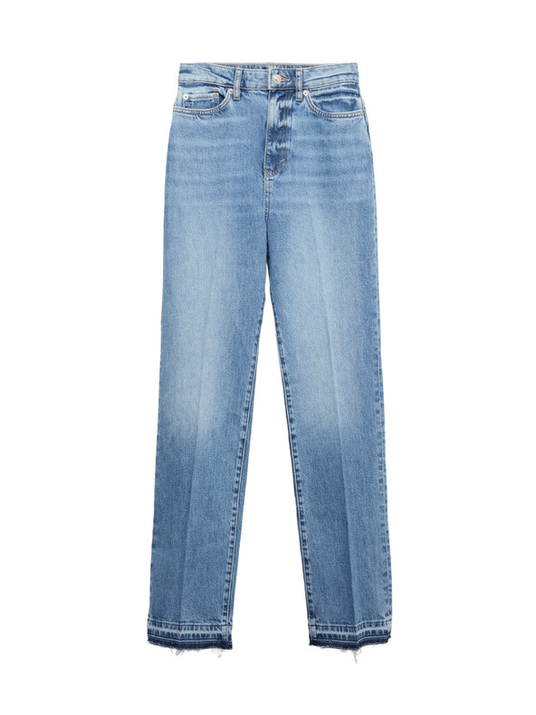 Marks & Spencer Úzke džínsy so stredne vysokým pásom Marks & Spencer námorná modrá