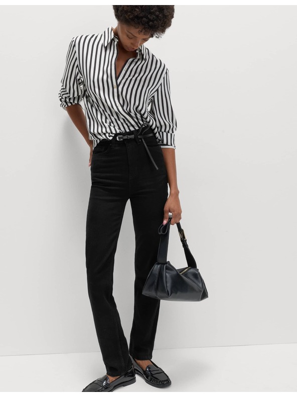 Marks & Spencer Džínsy Sienna Supersoft s vysokým pásom Marks & Spencer čierna