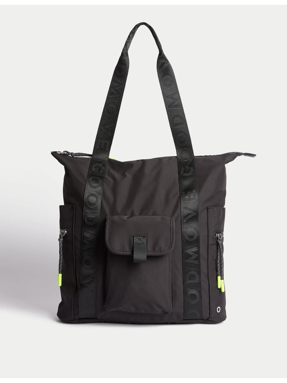 Marks & Spencer Taška s uchami a niekoľkými vreckami Marks & Spencer čierna