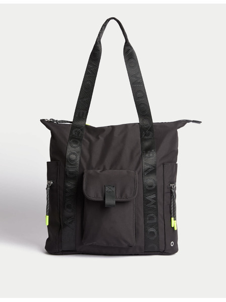 Marks & Spencer Taška s uchami a niekoľkými vreckami Marks & Spencer čierna