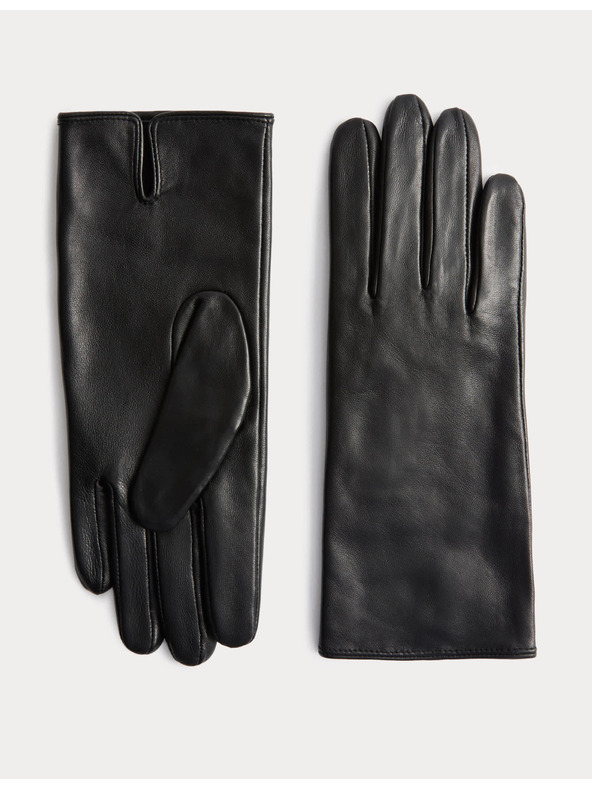 Marks & Spencer Kožené rukavice Marks & Spencer čierna
