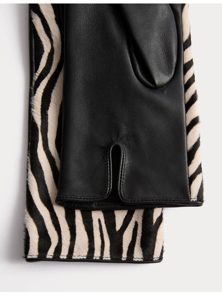 Marks & Spencer Kožené rukavice Marks & Spencer čierna