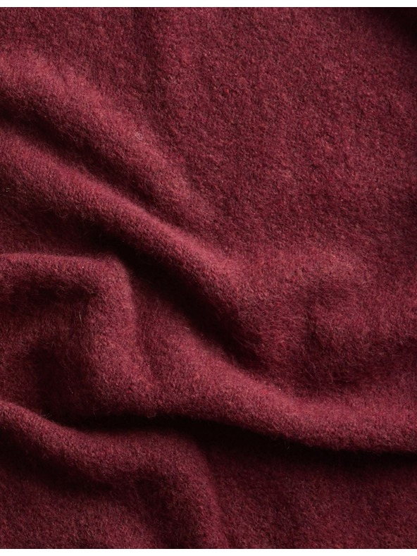 Marks & Spencer Pletená trojuholníková šatka s textúrou a vlnou Marks & Spencer červená