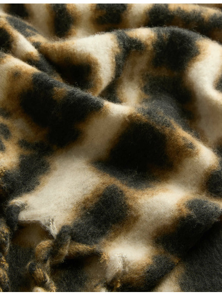 Marks & Spencer Potlačená česaná šatka Marks & Spencer hnedá