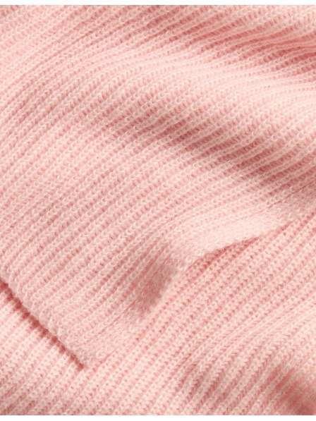 Marks & Spencer Rebrovaná pletená šatka Marks & Spencer ružová